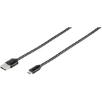 Vivanco #####USB-Kabel USB 2.0 #####USB-A Stecker, #####USB-Micro-B Stecker 1.00 m čierna