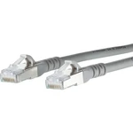 Metz Connect 130845A033-E RJ45 sieťové káble, prepojovacie káble CAT 6A S/FTP 10.00 m sivá s ochranou 1 ks