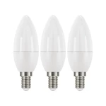 Súprava 3 LED žiaroviek EMOS Classic Candle Neutral White, 6W E14