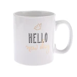 Porcelánový hrnček Dakls Hello, 650 ml