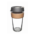 Cestovný hrnček s viečkom KeepCup Brew Cork Edition Press, 454 ml