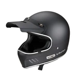 Moto přilba W-TEC Black Heart Retron  Simple Black  XS (53-54)