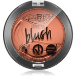 puroBIO Cosmetics Long-lasting Blush dlouhotrvající tvářenka odstín 02 Matte Coral Pink 5,2 g