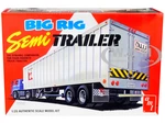 Skill 3 Model Kit Big Rig Semi Trailer with 2 Pallets 2-In-1 Kit 1/25 Scale Model by AMT