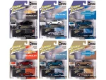 Johnny Lightning Collectors Tin 2022 Set of 6 Cars Release 1 Limited Edition of 7148 pieces Worldwide 1/64 Diecast Model Cars by Johnny Lightning