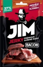 Jim Jerky Hovězí s příchutí slaniny