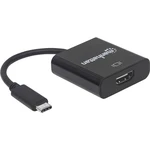 Manhattan 151788 USB / HDMI adaptér [1x USB 3.1 zástrčka C - 1x HDMI zásuvka] čierna farebne odlíšený, flexibilný, fólio