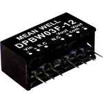 Mean Well DPBW03G-05 DC / DC menič napätia, modul   300 mA 3 W Počet výstupov: 2 x