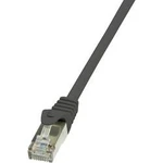 Síťový kabel RJ45 LogiLink CP1063S, CAT 5e, F/UTP, 3.00 m, černá