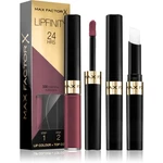 Max Factor Lipfinity Lip Colour dlouhotrvající rtěnka s balzámem odstín 330 Essential Burgundy 4,2 g