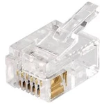 RJ45 konektor econ connect MPL6/6DEC - zástrčka, rovná RJ12 čirá, 1 ks