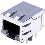 Zásuvka, vestavná horizontální BEL Stewart Connectors SI-60024-F, RJ45 počet pólů: 8P8C, poniklovaná, kov, 1 ks