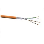 Ethernetový síťový kabel CAT 7 VOKA Kabelwerk 17020350-100, S/FTP, 4 x 2 x 0.259 mm², oranžová, 100 m