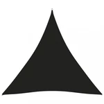Stínící plachta trojúhelníková 5 x 5 x 5 m oxfordská látka Dekorhome Černá