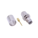 JX connector 2PCS SMA Male Plug Connector Crimp For RG8 RG213 RG214 LMR400 RG165 Straight Nickelplated Fast shipping