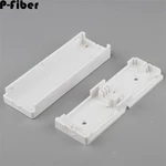 10pcs Optical fiber junction box 1x1 flange storage box 1 in 1 out optical fiber incoming cable protection box