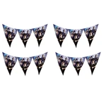 Wednesday Addams Theme Birthday Party Decorations Baby Shower Supplies Disposable Plates Napkins Towels Banners Flags