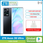 Global Version ZTE Axon 30 Ultra 5G Smartphone 6.67'' 144Hz AMOLED Snapdragon 888 Triple 64MP Camera 65W Spuercharge Cellphone