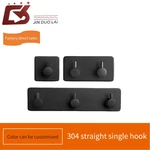 1/4pcs Wardrobe Door Storage Hook Hat Tie Bag Holder Punch Free Cupboard Rear Hanger Home Storage Shelf Coat Organizer Hooks