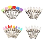 50pcs Dental Polishing Brushes Bowl Shape Dental Lab Nylon Latch Small Flat Polishing Polisher Prophylaxis Brushes Care Tools