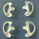 40X (20pairs left and right) High Quality Clear Earmold For Acoustic Tube Earphones SHIPPING FREE