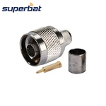 Superbat N Crimp Male Straight RF Coaxial Connector for Cable LMR400 RG8 RG213 RG214