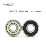 WHUZF Free Shipping 6900ZZ 6900-2RS Bearing 6900 2RS 10X22X6 6900 6900Z 6900RS ABEC1 Single Row Deep Groove Ball Bearings Metric