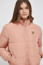 Bunda Lyle & Scott dámská, oranžová barva, zimní