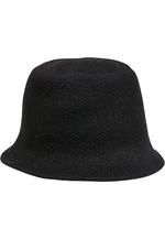 Knit Bucket Hat černá