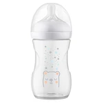 PHILIPS AVENT Fľaša Natural Response s ventilom AirFree 260 ml, 1m+, medveď