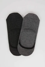 DEFACTO Men's Bamboo 2-pack Ballet Socks