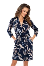 Helen dark blue bathrobe dark blue