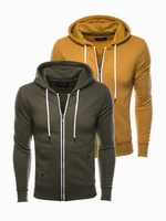 Ombre BASIC 2-pack men's unbuttoned hoodie set