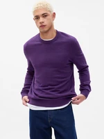 Purple men's basic sweater GAP