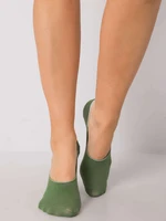 Women's ankle socks in green color