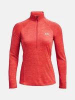 Under Armour T-Shirt Tech 1/2 Zipper - Twist-RED - Women