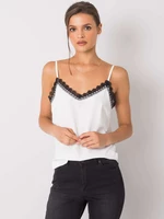 Women's black and white top