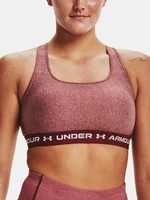 Under Armour Bra Crossback Mid Hthr-RED - Women