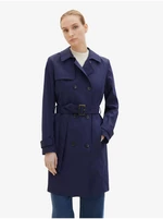 Dark blue Tom Tailor Womens Trench Coat - Women