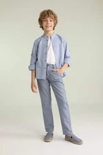 DEFACTO Boys Regular Fit Cotton Trousers