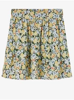 Yellow Girly Floral Skirt name it Dunic - unisex