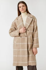 Koton Coat - Beige - Double-breasted