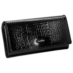 Dámske doplnky Semiline Semiline_RFID_Leather_Wallet_P8228-0_Black