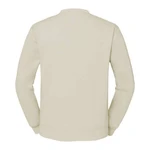 Beige Men's Sweatshirt Set-in Sweat Fruit of the Loom