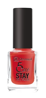 Dermacol Lak na nehty 5 Days Stay č. 21 Monroe Red 11 ml