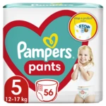 PAMPERS Active Baby Pants Kalhotkové plenky vel. 5, 12-17 kg, 56 ks