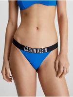 Modrý dámsky spodný diel plaviek Calvin Klein Underwear