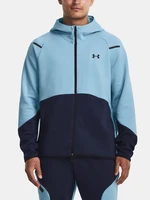 Under Armour Pulover UA Unstoppable Flc FZ-BLU - Mens