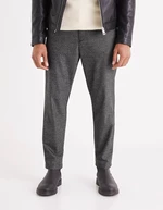 Dark grey men's brindle trousers Celio 24H Avotwill