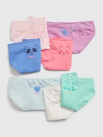 Set of seven colorful GAP girls' panties
